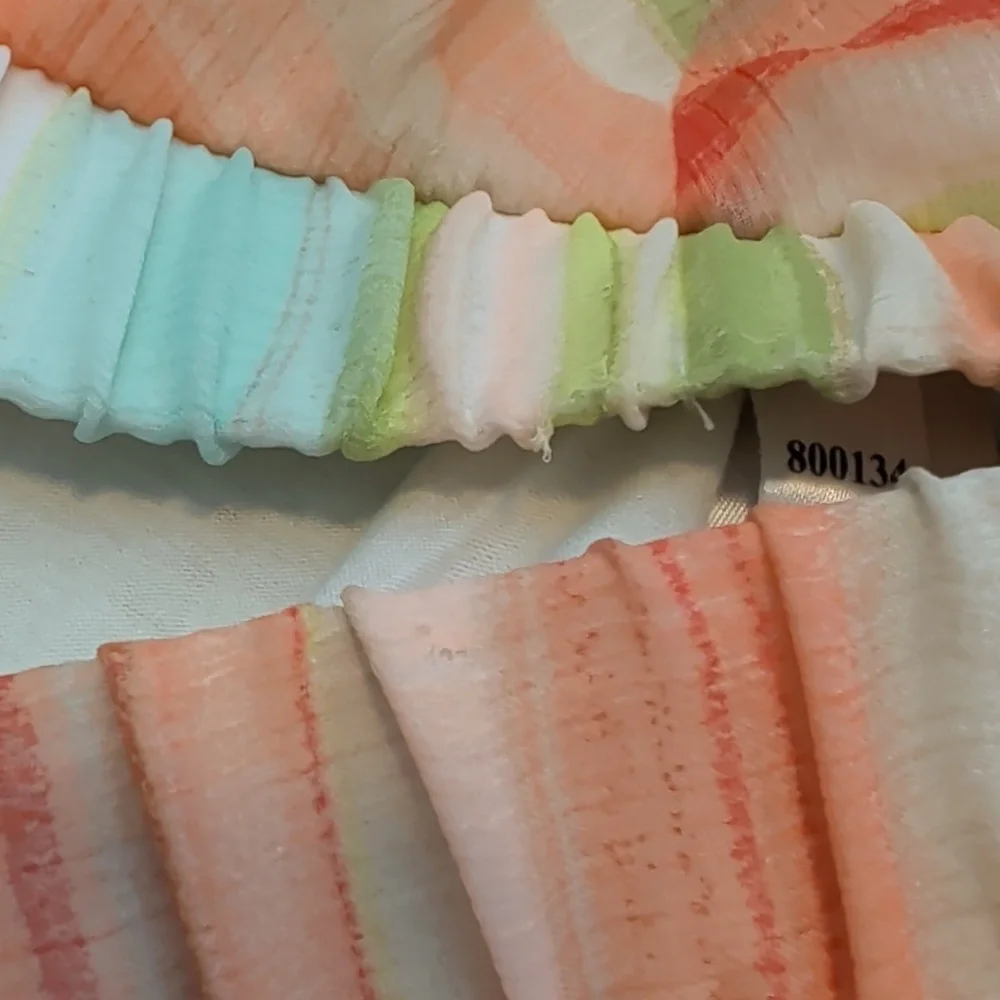 Chico's Pastel Striped Martha Maxi Skirt